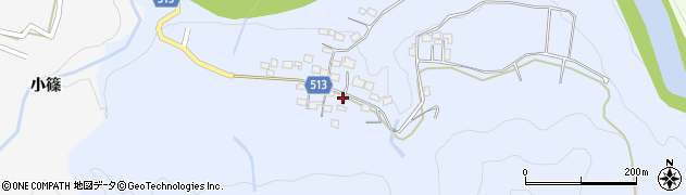 山梨県大月市梁川町立野1520周辺の地図