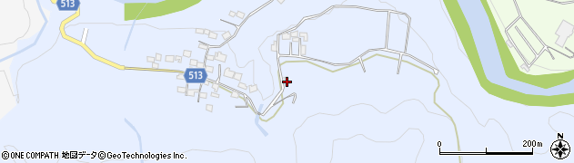 山梨県大月市梁川町立野1096周辺の地図