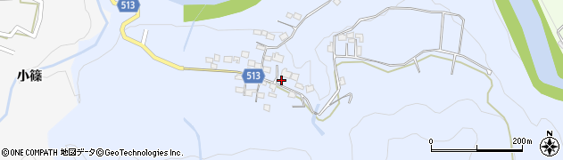 山梨県大月市梁川町立野1343周辺の地図