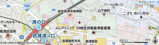 城南信用金庫溝ノ口支店周辺の地図