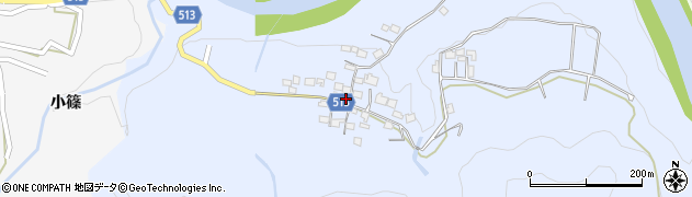 山梨県大月市梁川町立野1366周辺の地図