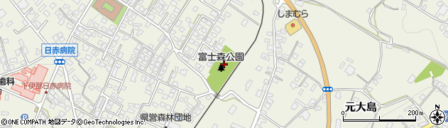 富士森公園周辺の地図