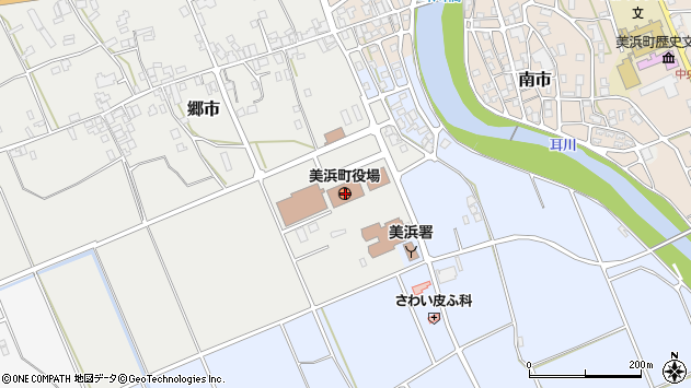 〒919-1100 福井県三方郡美浜町（以下に掲載がない場合）の地図