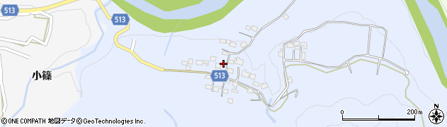 山梨県大月市梁川町立野1365-1周辺の地図