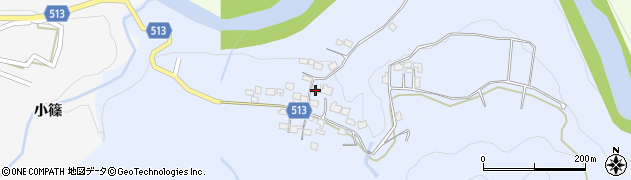 山梨県大月市梁川町立野1349周辺の地図