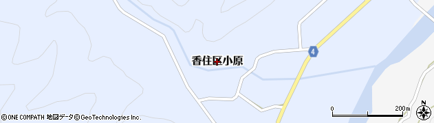 兵庫県香美町（美方郡）香住区小原周辺の地図