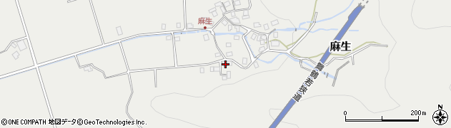 福井県三方郡美浜町麻生19周辺の地図