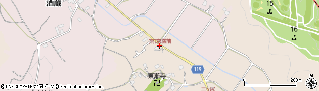 (有)京僧前周辺の地図