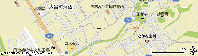 京都府京丹後市大宮町河辺周辺の地図