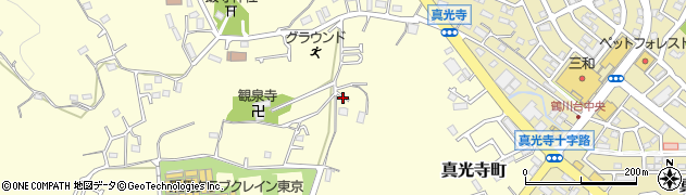 東京都町田市真光寺町周辺の地図
