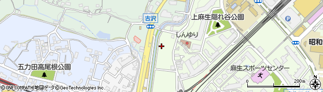 麻生川周辺の地図