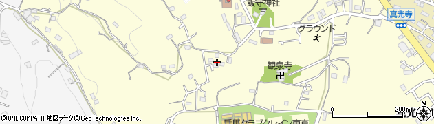 東京都町田市真光寺町1252周辺の地図