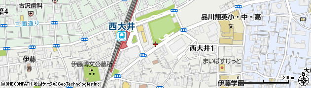 西大井広場公園トイレ３周辺の地図