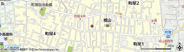 神奈川県相模原市緑区町屋周辺の地図