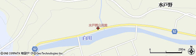 水戸野公民館周辺の地図