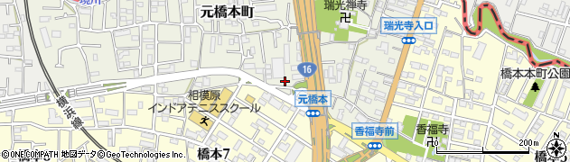 神奈川県相模原市緑区元橋本町7周辺の地図