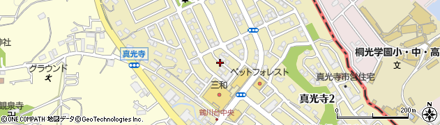東京都町田市真光寺周辺の地図