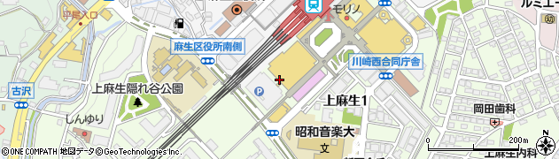 カメラのキタムラ新百合ヶ丘サティ店周辺の地図