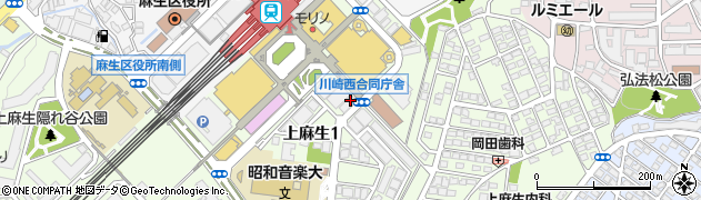 三井住友信託銀行新百合ヶ丘支店周辺の地図