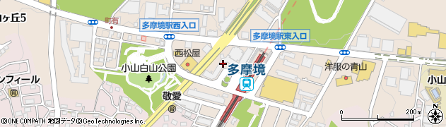 セブンイレブン町田多摩境駅前店周辺の地図