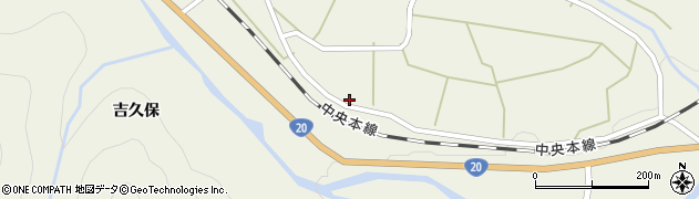 山梨県大月市笹子町吉久保1065周辺の地図