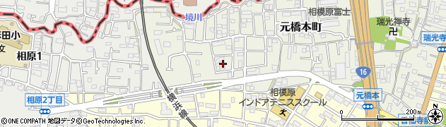 神奈川県相模原市緑区元橋本町25周辺の地図