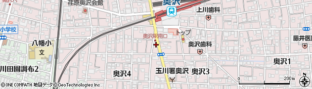 東京都世田谷区奥沢3丁目31周辺の地図