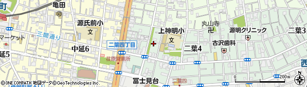 東京都品川区二葉4丁目3-9周辺の地図