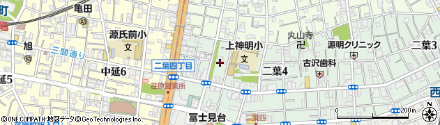 東京都品川区二葉4丁目3周辺の地図
