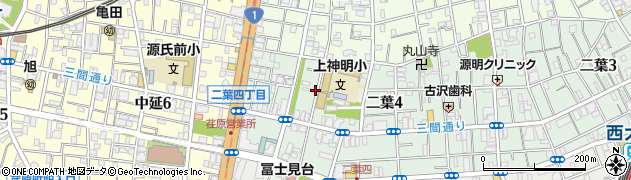 東京都品川区二葉4丁目3-8周辺の地図