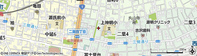 東京都品川区二葉4丁目3-19周辺の地図