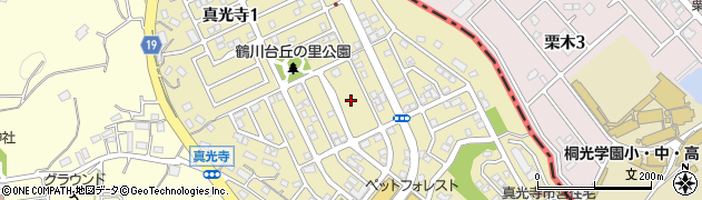 東京都町田市真光寺1丁目17周辺の地図