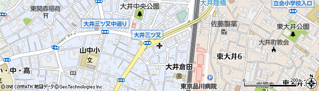 東京都品川区大井4丁目6周辺の地図