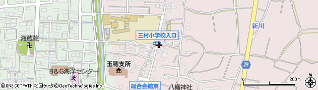 中央市役所玉穂庁舎周辺の地図