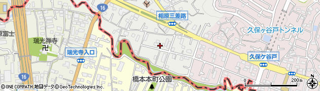 東京都町田市相原町11周辺の地図
