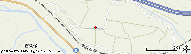 山梨県大月市笹子町吉久保1040周辺の地図