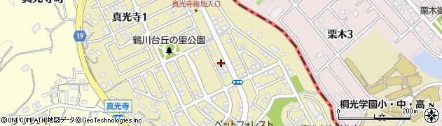 東京都町田市真光寺1丁目16周辺の地図