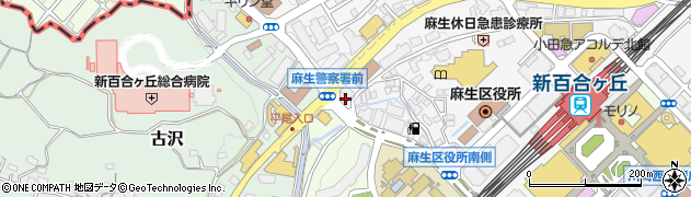 トヨタレンタリース神奈川新百合ヶ丘店周辺の地図