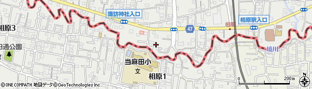 東京都町田市相原町1643周辺の地図