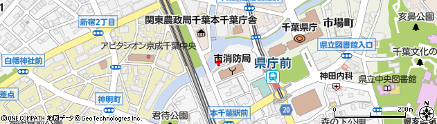 本千葉橋周辺の地図