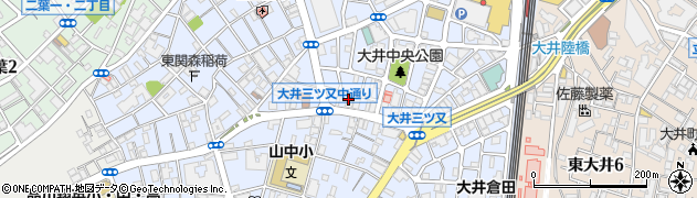 大井町ビユーハイツ管理事務所周辺の地図
