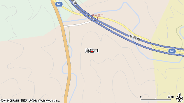〒914-0315 福井県敦賀市麻生口の地図
