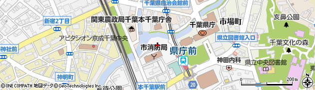 都川公園周辺の地図
