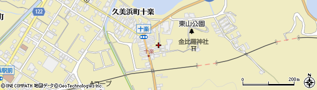 京都府京丹後市久美浜町54周辺の地図