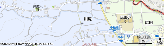 神奈川県相模原市緑区川尻周辺の地図