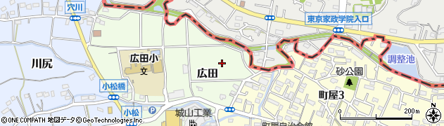神奈川県相模原市緑区広田12周辺の地図