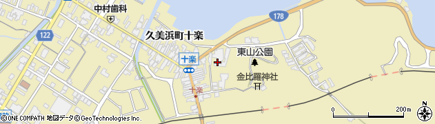 京都府京丹後市久美浜町45周辺の地図