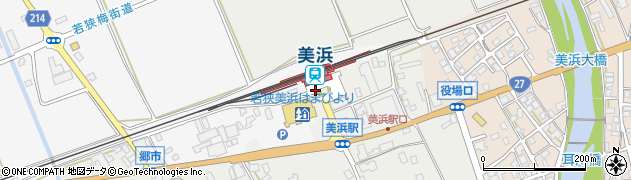 美浜駅周辺の地図