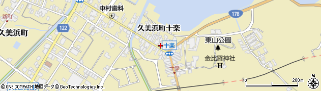 京都府京丹後市久美浜町2921周辺の地図
