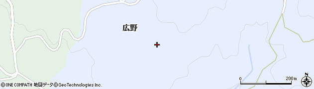 岐阜県加茂郡白川町広野4周辺の地図